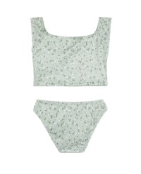 Ditsy Dream Off Shoulder Cap Sleeve Swim Set